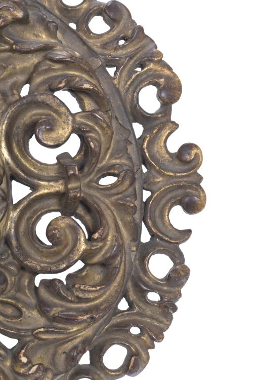 GILDED CARVING FRAME, MID 19TH CENTURY.
