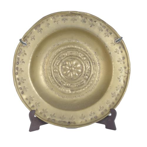 GERMAN CHARITY DISH, 17TH-18TH CENTURY.