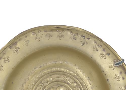 GERMAN CHARITY DISH, 17TH-18TH CENTURY.