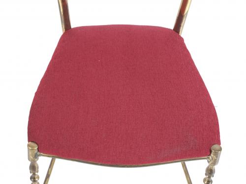 PAIR OF CHIAVARI CHAIRS, MID 20TH CENTURY.