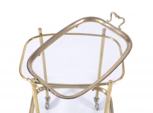 DRINKS TROLLEY, MID 20TH CENTURY.