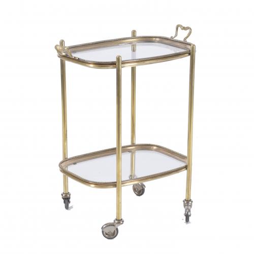 DRINKS TROLLEY, MID 20TH CENTURY.