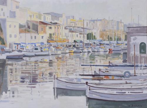 RAFAEL DURÁN BENET (1931-2015). "PORT OF CIUTADELLA".