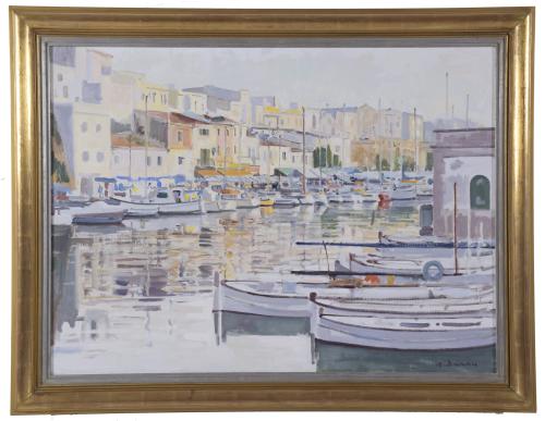RAFAEL DURÁN BENET (1931-2015). "PORT OF CIUTADELLA".