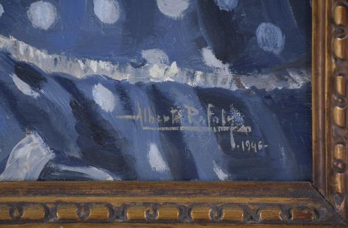ALBERT RÀFOLS CULLARÉS (1892-1986).  "GIRL IN A BLUE GYPSY&#39;