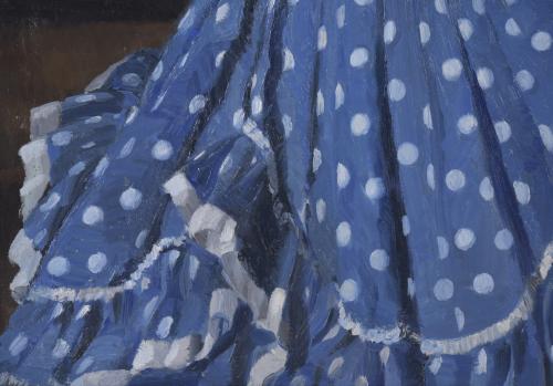 ALBERT RÀFOLS CULLARÉS (1892-1986).  "GIRL IN A BLUE GYPSY&#39;