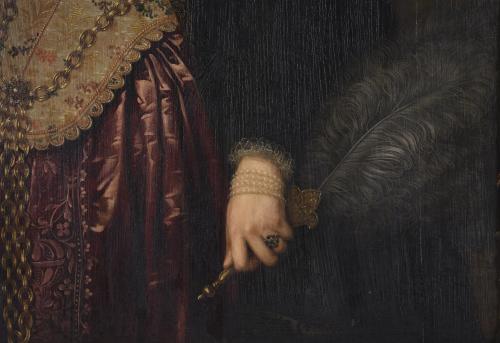 19TH CENTURY DUTCH SCHOOL. "PORTRAIT OF A LADY".