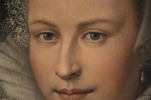 19TH CENTURY DUTCH SCHOOL. "PORTRAIT OF A LADY".