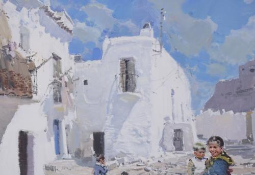 IGNACIO GIL (1913-2003). "WOMEN FROM IBIZA".