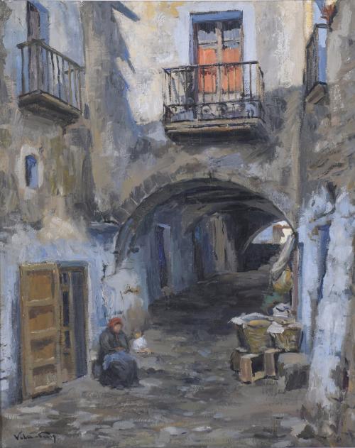 JOAN VILA PUIG (1892-1963). "ALLEY".