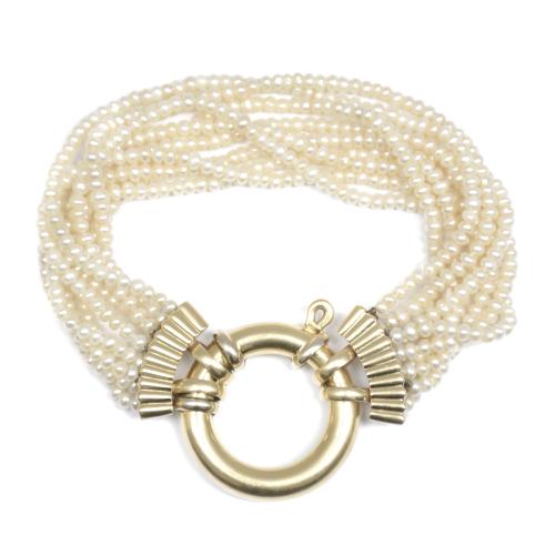 THIN PEARLS BRACELET.