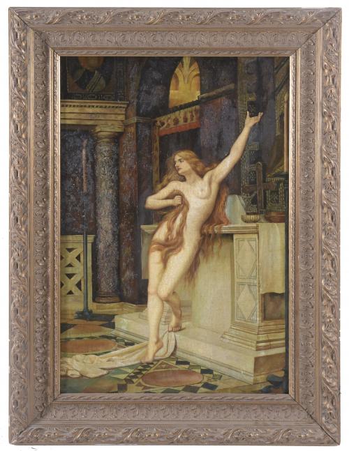 EARLY 20TH CENTURY ENGLISH SCHOOL. "HYPATIA", a copy by Cha