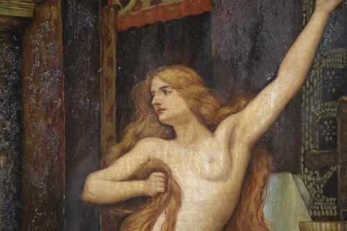EARLY 20TH CENTURY ENGLISH SCHOOL. "HYPATIA", a copy by Cha