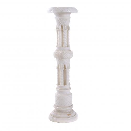 Alabaster column with interior columns.