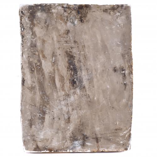 19TH CENTURY, SPANISH SCHOOL. PANEL WITH RELIEF DEPICTING T