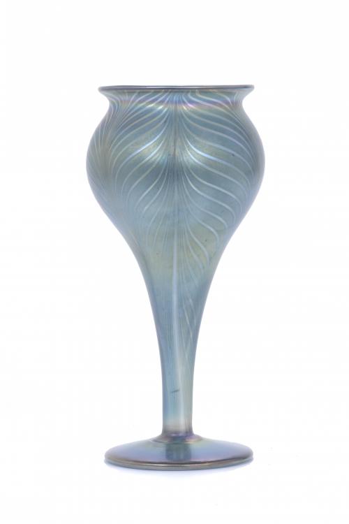 ART NOUVEAU VASE BY LOETZ.