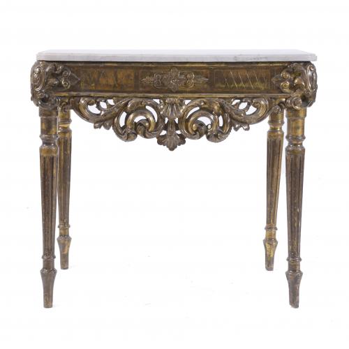 19TH CENTURY CONSOLE, NEOCLASSICAL STYLE.