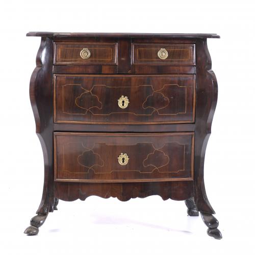 MALLORCAN CHARLES III "CALAIXERA" WITH MARQUETRY, 18TH CENTURY.