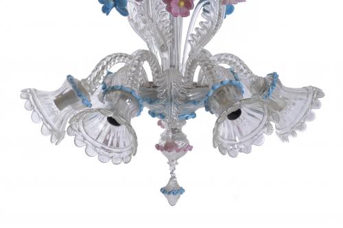 MURANO GLASS LAMP, 20TH CENTURY.