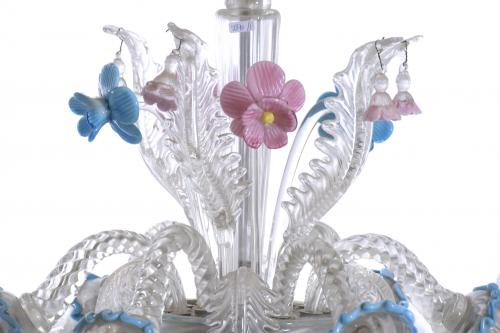 MURANO GLASS LAMP, 20TH CENTURY.