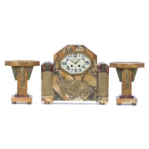FRENCH ART DECO SET, EARLY 20TH CENTURY.