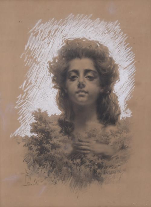 JOAN BRULL VINYOLES (1863-1912) "PORTRAIT".