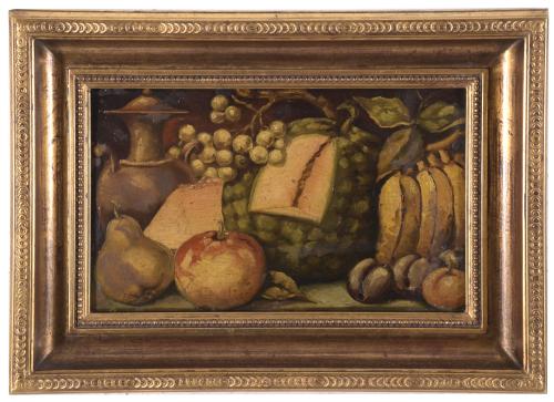 EARLY 20TH CENTURY SPANISH SCHOOL. "STILL LIFE WITH FRUITS".