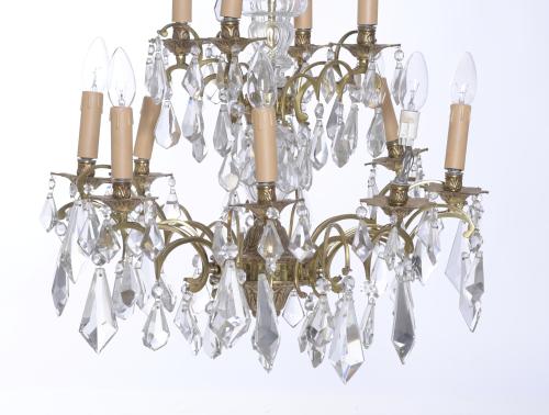 CHANDELIER, FIRST HALF OF THE 20TH CENTURY.
