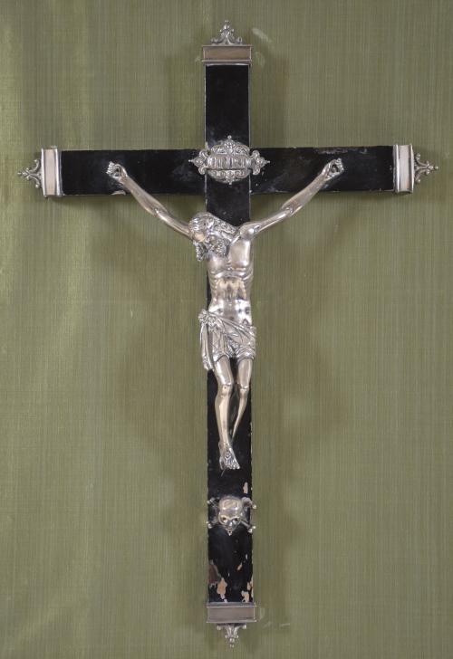 SILVER CHRIST, 20TH CENTURY.