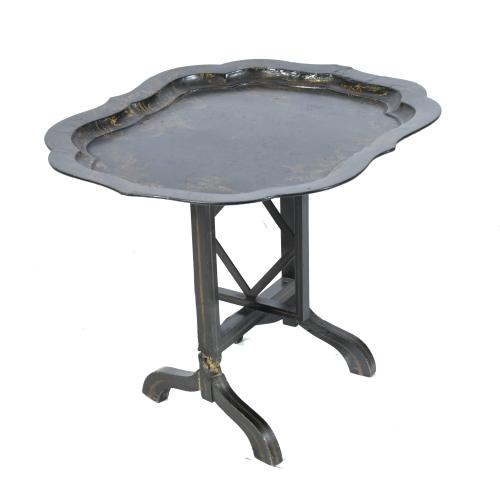 Mesa auxiliar tilt-top inglesa. siglo XIX. 