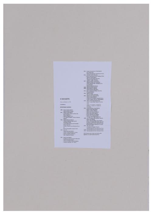 CARLOS SÁNCHEZ PÉREZ "CEESEPE" "FIGURE", 1999.