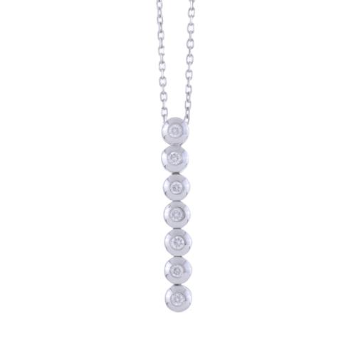 PENDANT WITH DIAMONDS STRIP.