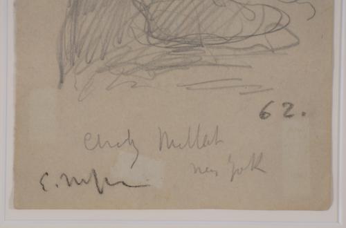 ELISEU MEIFRÉN ROIG (1859-1940). Sketch for a man&#39;s figure.