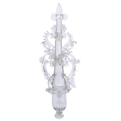 BENDITERA EN CRISTAL DE MURANO, VENECIA. SIGLO XX.