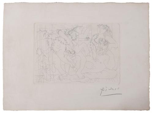 PABLO PICASSO (1881-1973). SUITE VOLLARD, "BACANAL".