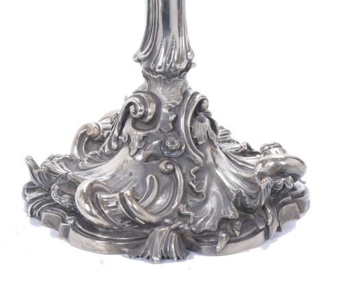 BENJAMIN SMITH (1764-AFTER 1826). PAIR OF LARGE SILVER CAND
