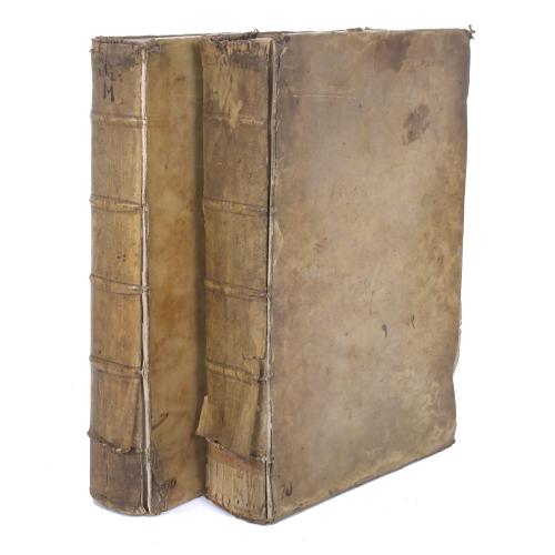 AMBROSII CALEPINI. DICTIONARII OCTOLINGUIS. II VOLUMES, 1681 EDITION