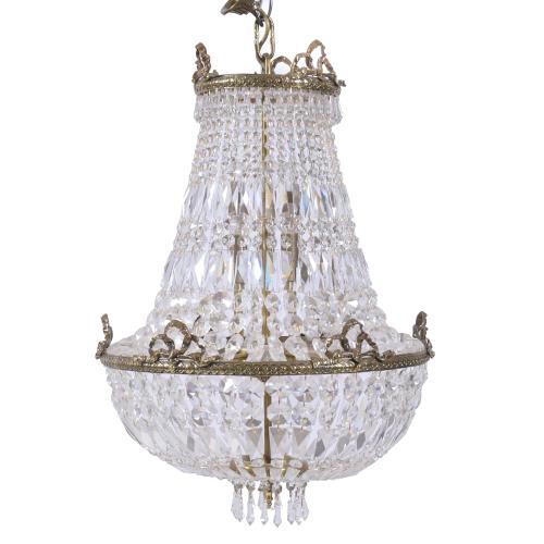 EMPIRE STYLE LAMP, THIRD QUARTER OF THE 20TH CENTURY.