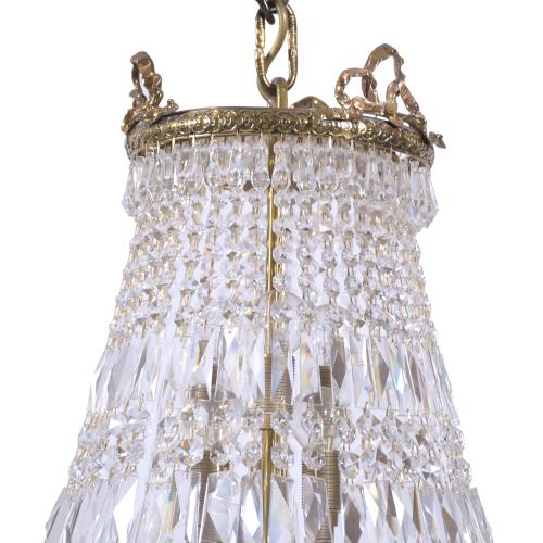 EMPIRE STYLE LAMP, THIRD QUARTER OF THE 20TH CENTURY.