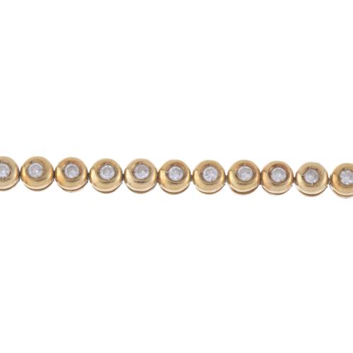 PULSERA RIVIÈRE DE DIAMANTES.