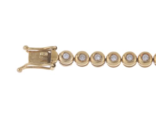 PULSERA RIVIÈRE DE DIAMANTES.