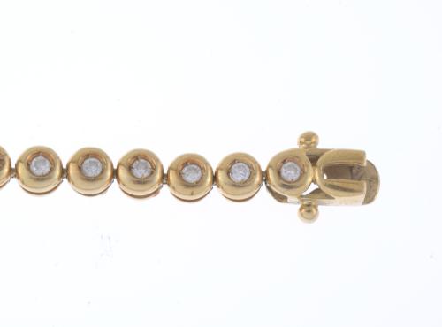 PULSERA RIVIÈRE DE DIAMANTES.