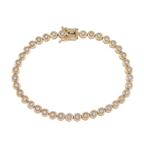 PULSERA RIVIÈRE DE DIAMANTES.