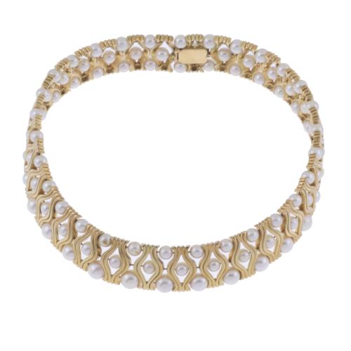 PEARLS CHOKER.