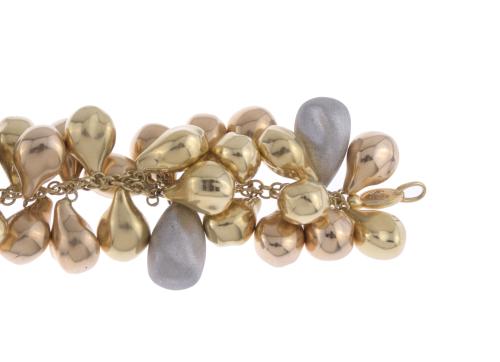GOLD NUGGETS BRACELET.