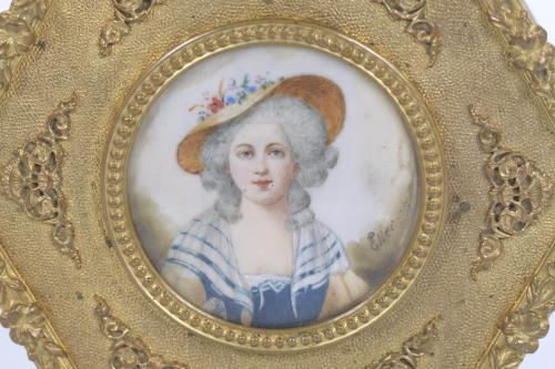 CAJA JOYERO FRANCESA HEXAGONAL BÉLLE EPOQUE, CIRCA 1880 - 1