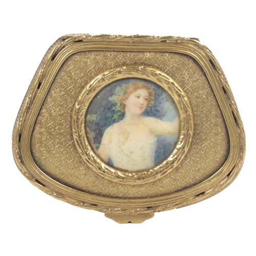 PEQUEÑA CAJA FRANCESA NAPOLEON III, CIRCA 1880