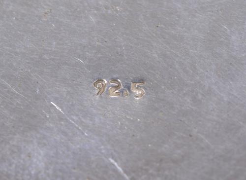 FRENCH EMBOSSED SILVER BOX, CIRCA 1900.