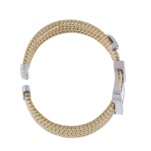 PULSERA ESCLAVA CON DIAMANTES FORMANDO CINTURÓN.