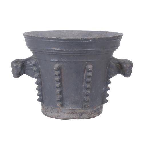 IRON MORTAR, AFTER RENAISSANCE MODELS, 20TH CENTURY.